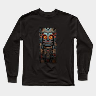 Techno Tiki Totem Long Sleeve T-Shirt